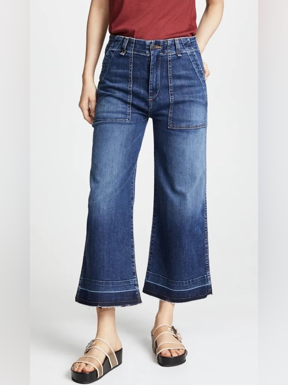 Veronica Beard Lou 11” Gaucho Jeans
